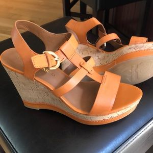 🌸 Franco Sarto Cork Wedges